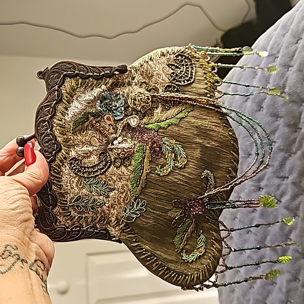 Beaded handbag